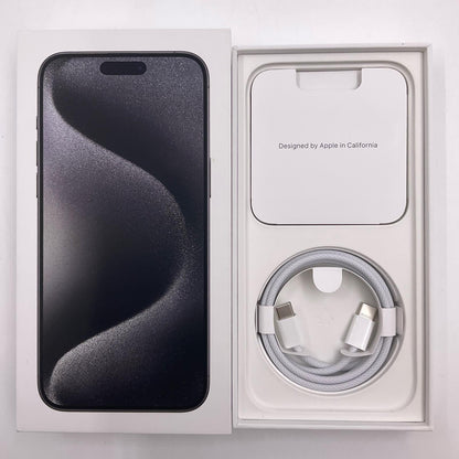 【全額返金保証】【最速発送】Apple iPhone iPhone 15 Pro Max 512GB ブラックチタニウム SIMフリー 白ロム 美品 動作確認済 86%