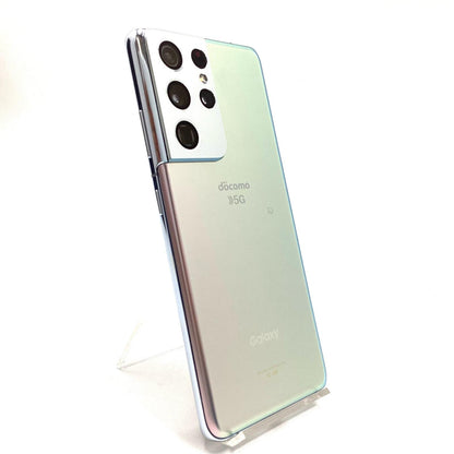 【全額返金保証】【最速発送】SAMSUNG Galaxy S21 Ultra 5G 256GB ファントムシルバー docomo SC-52B 白ロム 動作確認済