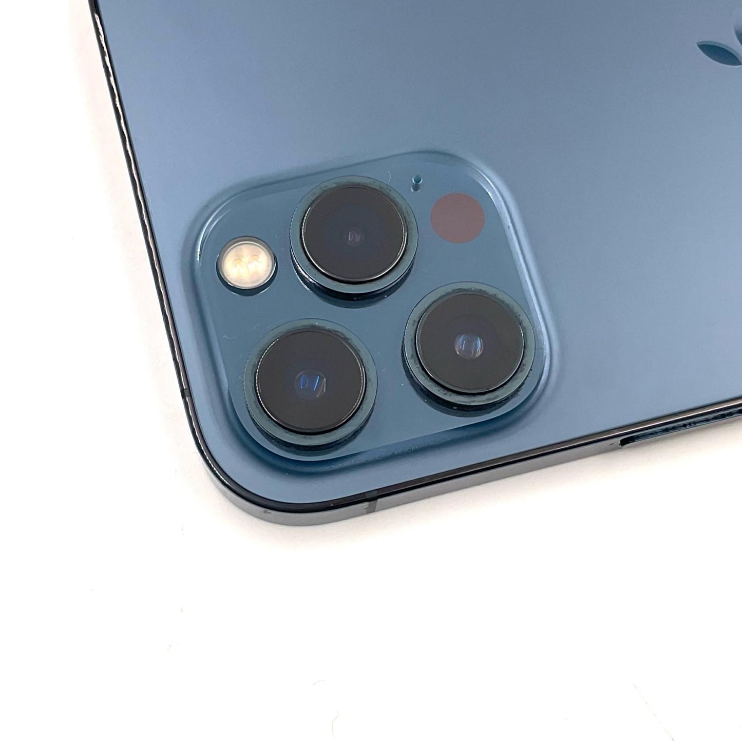 【全額返金保証】【最速発送】Apple iPhone iPhone 12 Pro Max 128GB パシフィックブルー SIMフリー 白ロム 動作確認済 85%