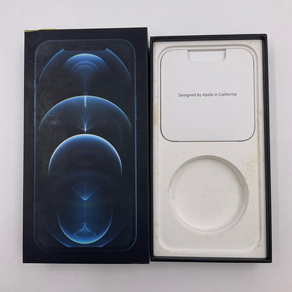 【全額返金保証】【最速発送】Apple iPhone iPhone 12 Pro Max 128GB パシフィックブルー SIMフリー 白ロム 動作確認済 85%