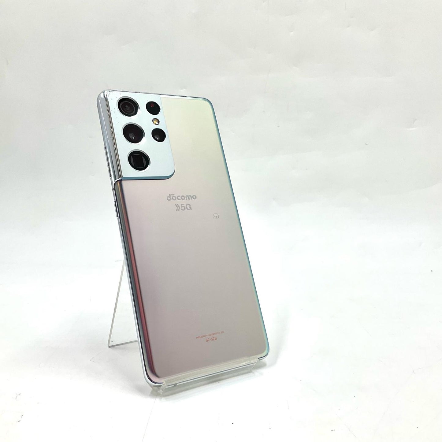 【最速発送】SAMSUNG Galaxy S21 Ultra 5G 256GB ファントムシルバー docomo SC-52B 白ロム【難有】