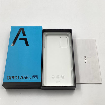 【全額返金保証】【最速発送】OPPO A55s 5G 64GB 楽天モバイル CPH2309 白ロム 美品 動作確認済
