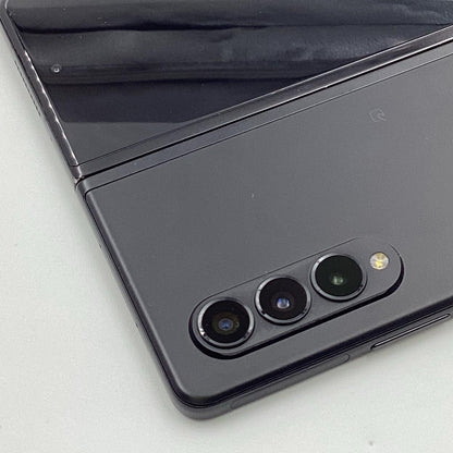 【最速発送】SAMSUNG Galaxy Z Fold3 5G 256GB ファントムブラック au SCG11【難有】