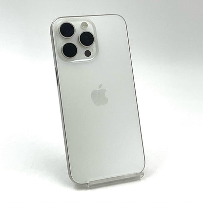 【全額返金保証】【最速発送】Apple iPhone iPhone Pro Max 15 Pro Max 256GB ホワイトチタニウム SIMフリー 白ロム 動作確認済 86%