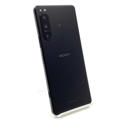 【最速発送】Sony Xperia 5 IV 256GB ブラック SIMフリー XQ-CQ44 白ロム【難有】
