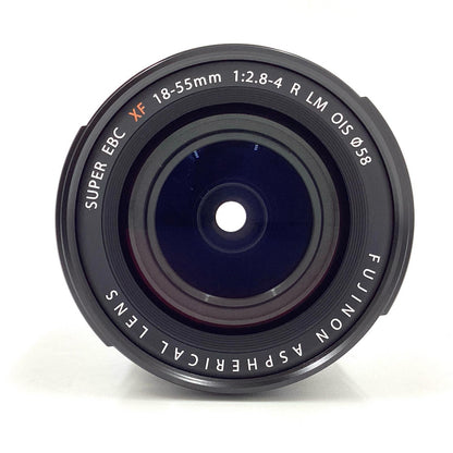 【全額返金保証】【最速発送】FUJIFILM フジノンレンズ XF18-55mmF2.8-4 R LM OIS 美品 動作確認済