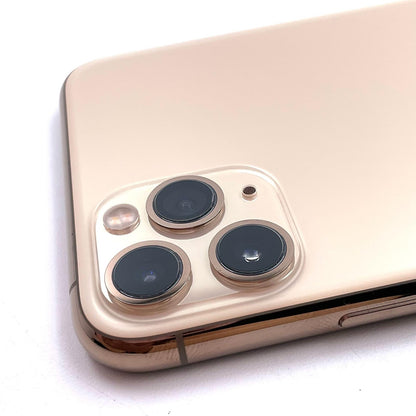 【全額返金保証】【最速発送】Apple iPhone iPhone 11 Pro Max 512GB ゴールド docomo SIMフリー 白ロム 動作確認済 82%