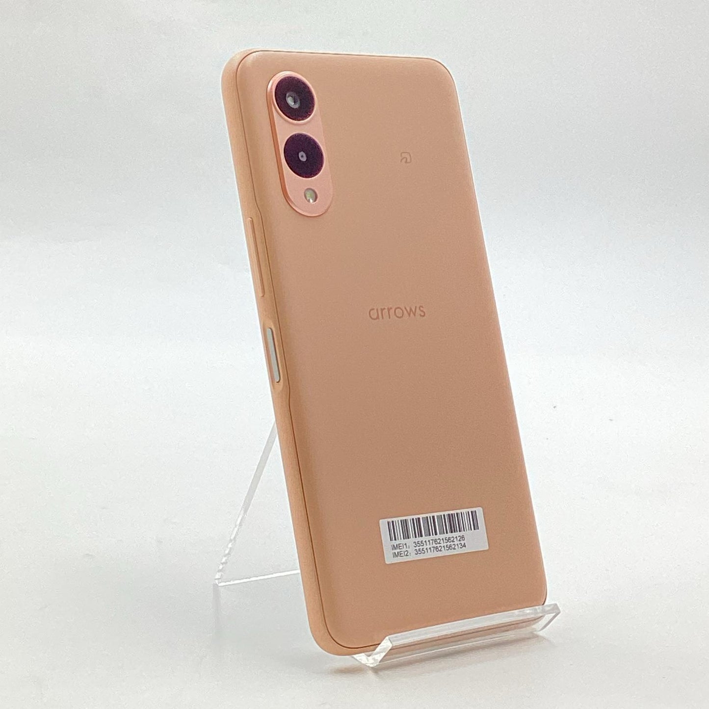 【全額返金保証】【最速発送】富士通 arrows We2 64GB ライトオレンジ Softbank A402FC 白ロム 超美品 動作確認済