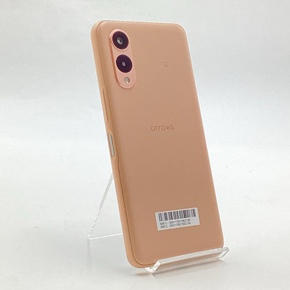 【全額返金保証】【最速発送】富士通 arrows We2 64GB ライトオレンジ Softbank A402FC 白ロム 超美品 動作確認済