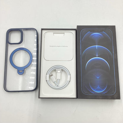【全額返金保証】【最速発送】Apple iPhone iPhone 12 Pro Max 512GB パシフィックブルー SIMフリー 白ロム 動作確認済 73%