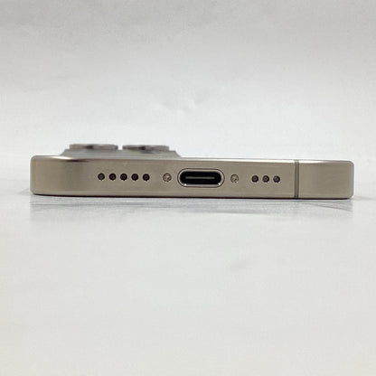 【全額返金保証】【最速発送】Apple iPhone iPhone 15 Pro 512GB ナチュラルチタニウム SIMフリー 白ロム 美品 動作確認済 86%