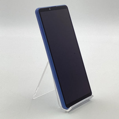 【全額返金保証】【最速発送】Sony Xperia 10　Ⅲ 128GB ブルー au SIMフリー SOG04 白ロム 動作確認済