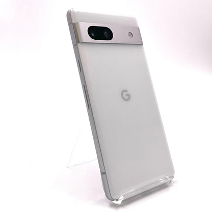 【全額返金保証】【最速発送】Google Pixel 7a 128GB スノー au SIMフリー G82U8 白ロム 動作確認済
