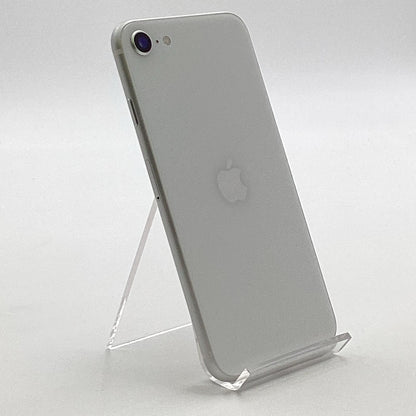 【全額返金保証】【最速発送】Apple iPhone iPhone SE（第2世代） 64GB ホワイト au 白ロム 動作確認済 72%
