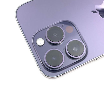 【全額返金保証】【最速発送】Apple iPhone iPhone 14 Pro 256GB ディープパープル SIMフリー 白ロム 動作確認済 80%
