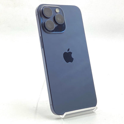 【全額返金保証】【最速発送】Apple iPhone iPhone 15 Pro Max 256GB ブルーチタニウム SIMフリー 白ロム 動作確認済 89%