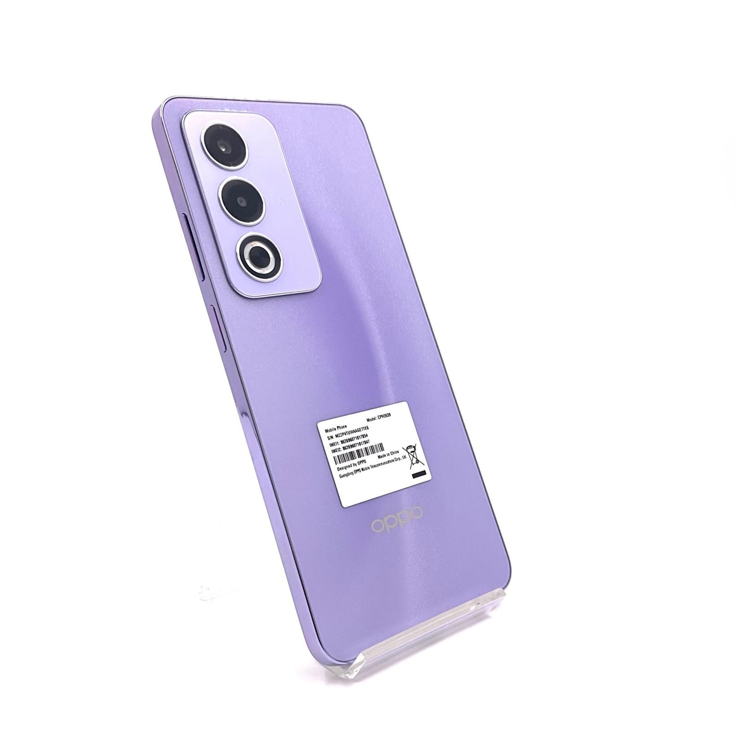 【全額返金保証】【最速発送】OPPO A OPPO A3 5G 128GB パープル 楽天モバイル SIMフリー CPH2639 白ロム 動作確認済