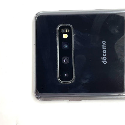 【全額返金保証】【最速発送】SAMSUNG Galaxy S10 128GB プリズムブラック docomo SC-03L 白ロム 動作確認済