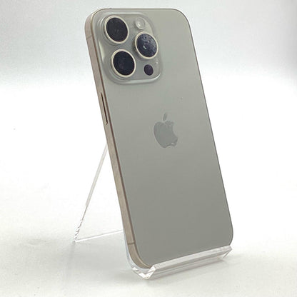 【全額返金保証】【最速発送】Apple iPhone iPhone 15 Pro 512GB ナチュラルチタニウム SIMフリー 白ロム 美品 動作確認済 87%