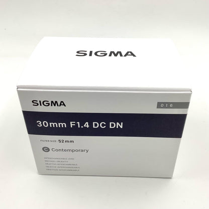 【全額返金保証】【最速発送】SIGMA 30mm F1.4 DC DN [キヤノンRF用] 新品未開封 即納OK