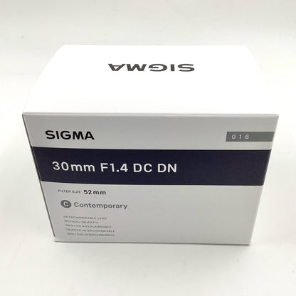 【全額返金保証】【最速発送】SIGMA 30mm F1.4 DC DN [キヤノンRF用] 新品未開封 即納OK