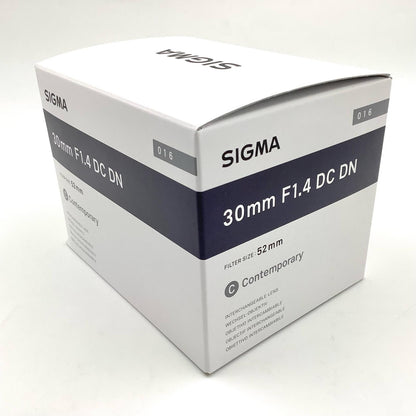 【全額返金保証】【最速発送】SIGMA 30mm F1.4 DC DN [キヤノンRF用] 新品未開封 即納OK