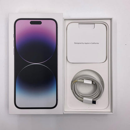 【全額返金保証】【最速発送】Apple iPhone iPhone 14 Pro Max 512GB ディープパープル docomo 白ロム 動作確認済 84%