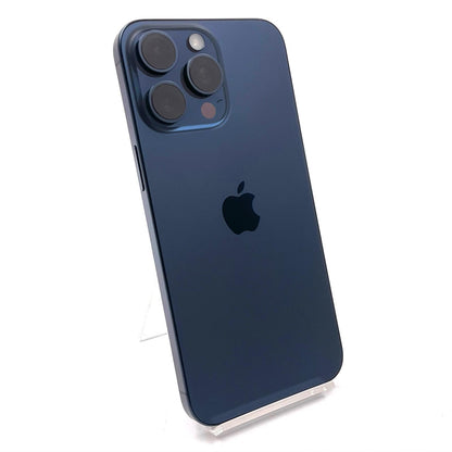 【全額返金保証】【最速発送】Apple iPhone iPhone 15 Pro Max 256GB ブルーチタニウム SIMフリー 白ロム 美品 動作確認済 89%