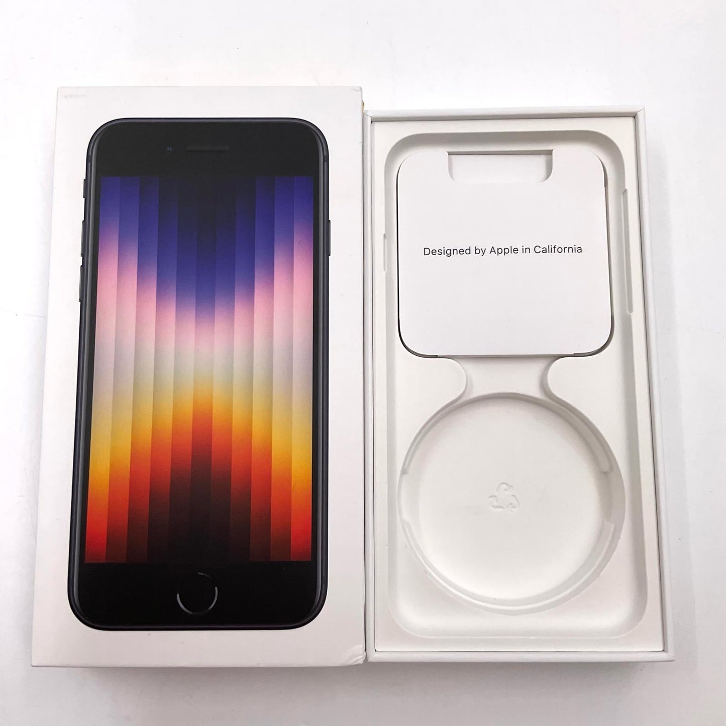 【全額返金保証】【最速発送】Apple iPhone iPhone SE（第3世代） 64GB ミッドナイト SIMフリー 白ロム 動作確認済 82%