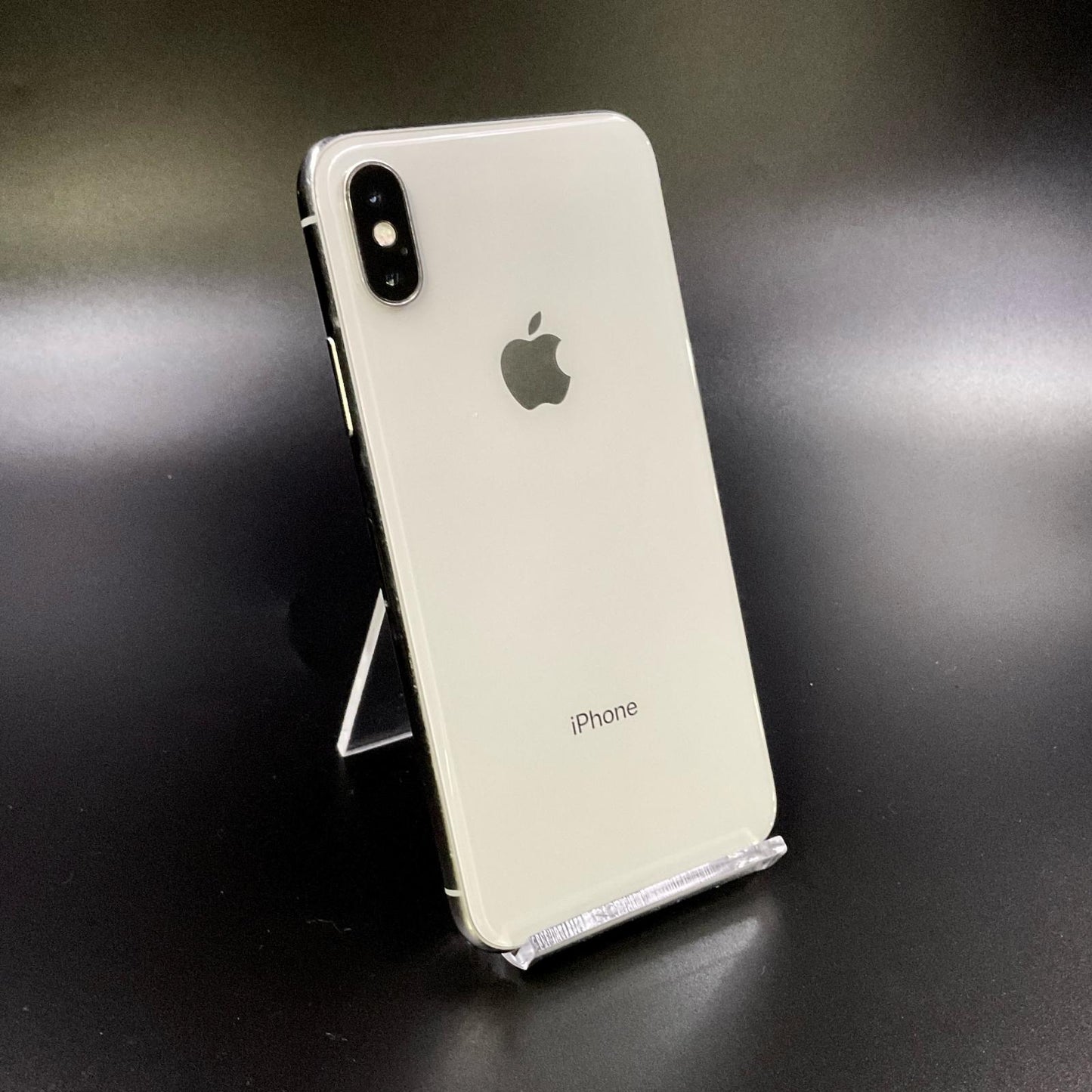 【最速発送】Apple iPhone iPhone X 256GB シルバー au 白ロム【難有】 85%