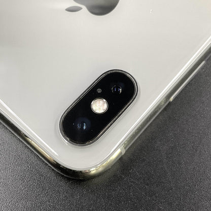 【最速発送】Apple iPhone iPhone X 256GB シルバー au 白ロム【難有】 85%