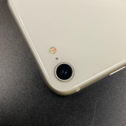【全額返金保証】【最速発送】Apple iPhone iPhone SE（第3世代） 64GB スターライト SIMフリー 白ロム 動作確認済 78%