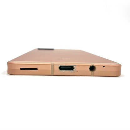 【最速発送】SHARP AQUOS sense6s 64GB ライトカッパー au SIMフリー SHG07【難有】
