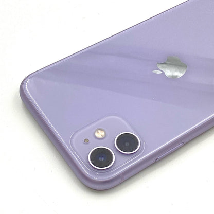【全額返金保証】【最速発送】Apple iPhone iPhone 11 128GB パープル docomo 白ロム 動作確認済 78%