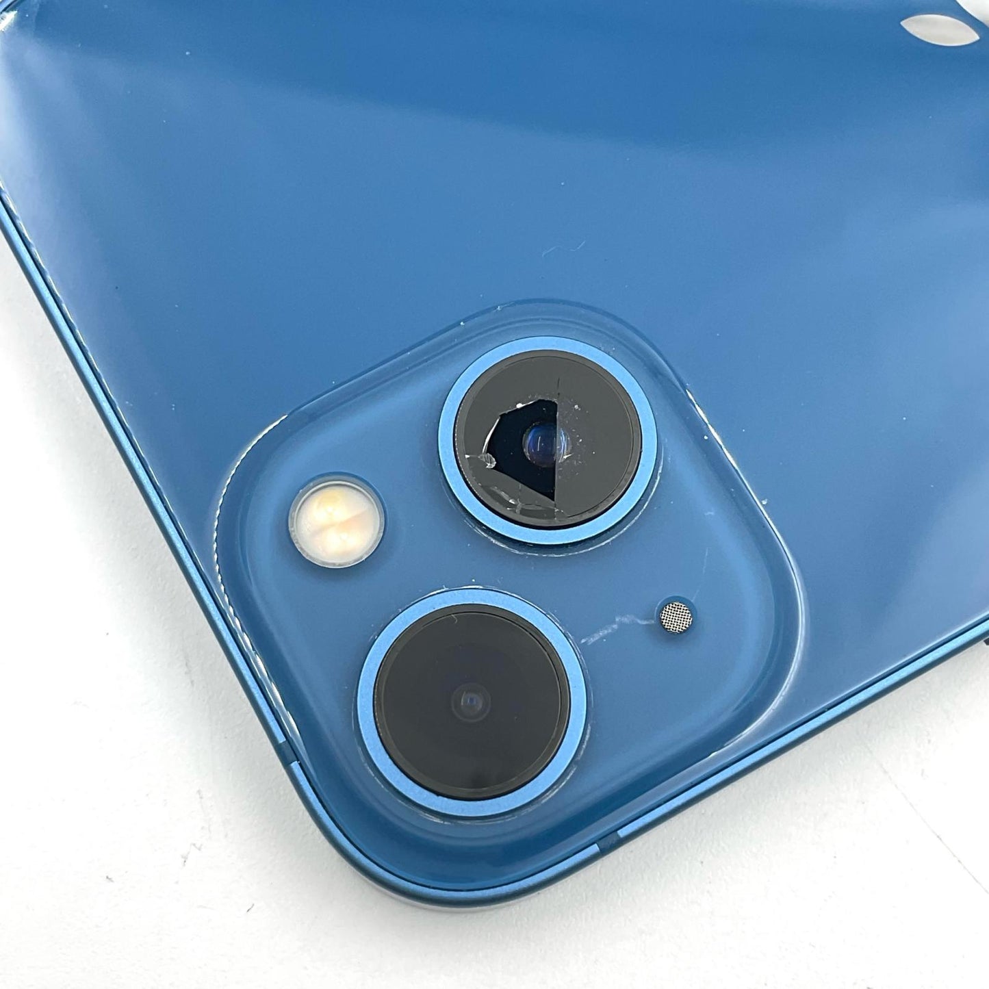 【最速発送】Apple iPhone iPhone 13 128GB ブルー docomo SIMフリー 白ロム【難有】 80%