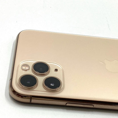 【全額返金保証】【最速発送】Apple iPhone iPhone 11 Pro 256GB ゴールド au 白ロム 動作確認済 73%