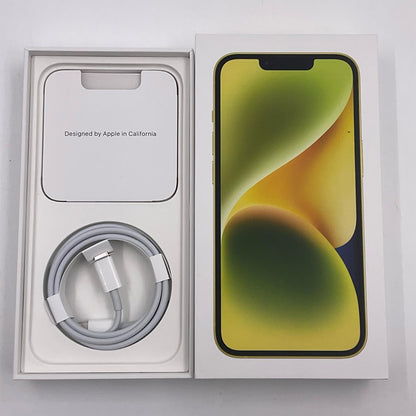 【全額返金保証】【最速発送】Apple iPhone iPhone 14 128GB イエロー Softbank 動作確認済 84%