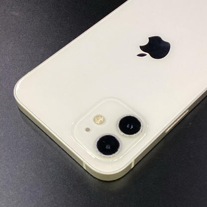 【全額返金保証】【最速発送】Apple iPhone iPhone 12 128GB ホワイト au 白ロム 動作確認済 80%