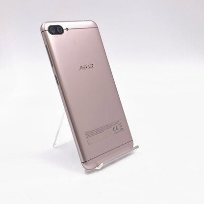 【全額返金保証】【最速発送】ASUS ZenFone 4 Max 32GB ローズピンク SIMフリー ASUS_X00HD 白ロム 動作確認済