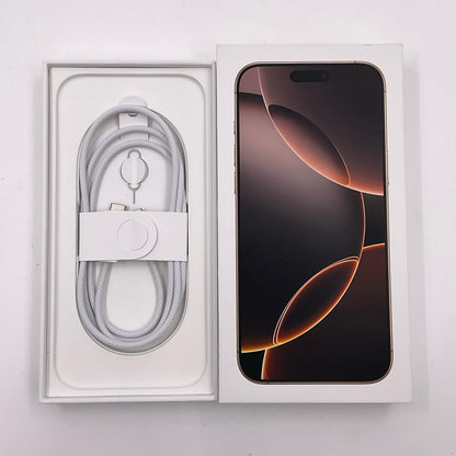 【全額返金保証】【最速発送】Apple iPhone iPhone 16 Pro Max 256GB デザートチタニウム SIMフリー 白ロム 動作確認済 100%