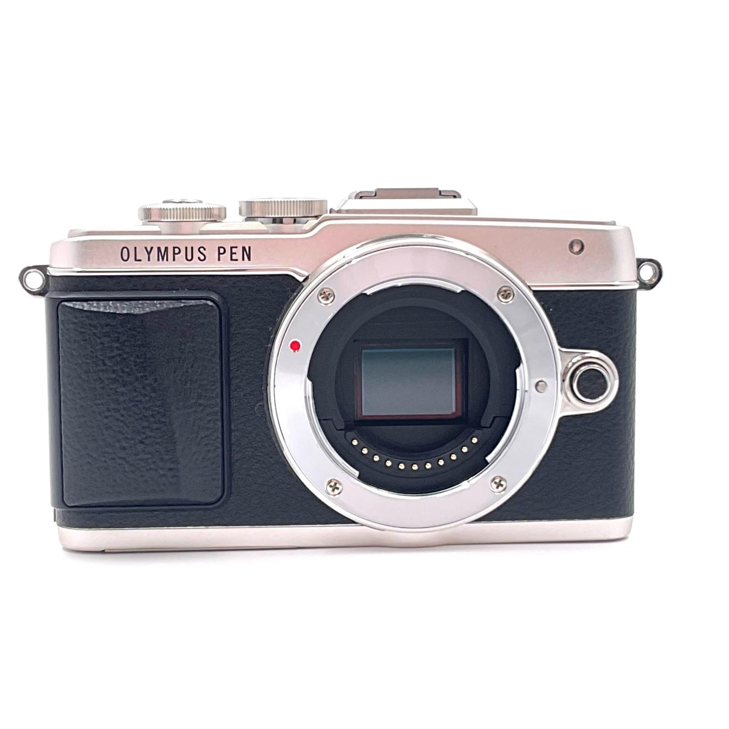 【全額返金保証】【最速発送】OLYMPUS デジタル一眼 PEN Lite E-PL7 ボディ [シルバー] 美品 動作確認済