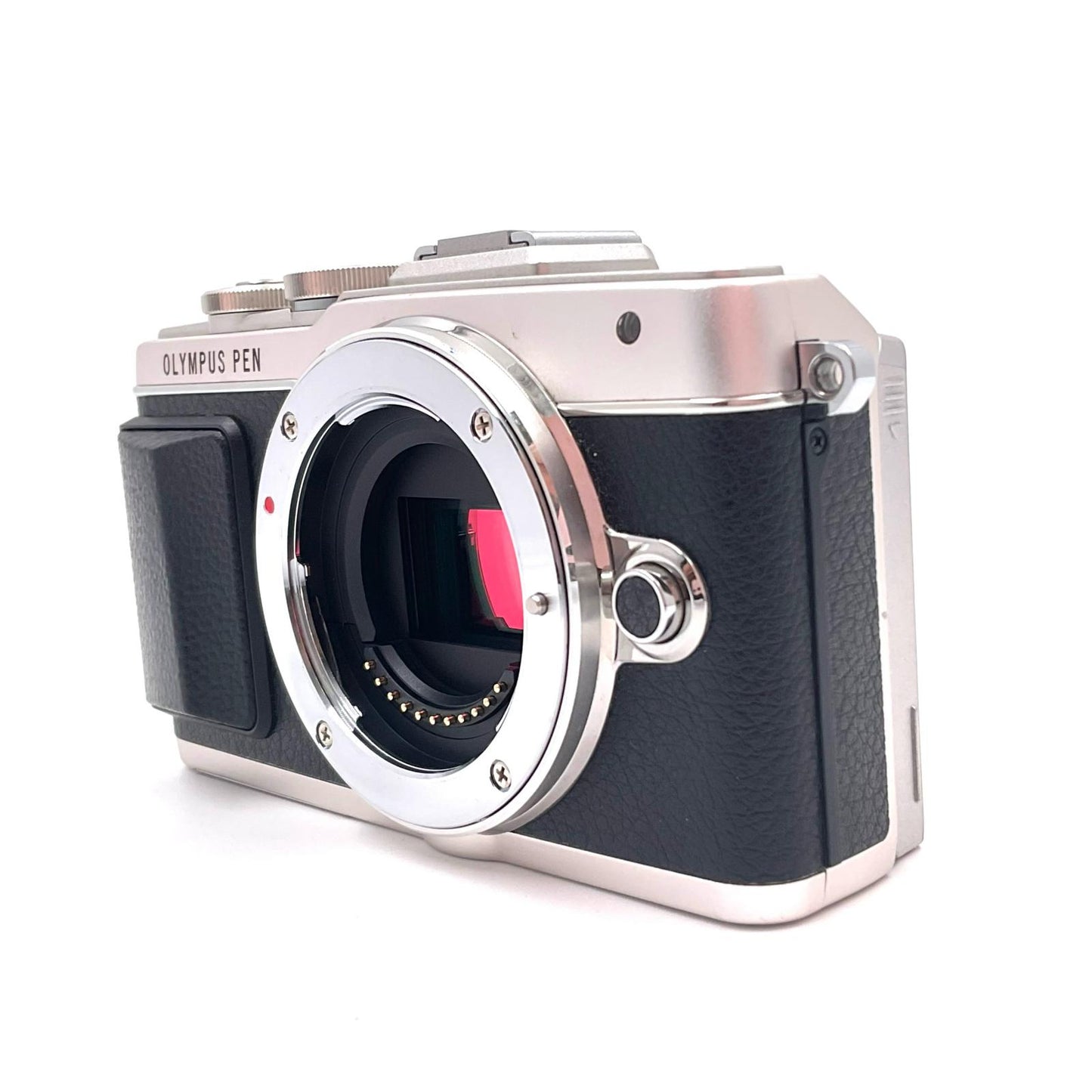 【全額返金保証】【最速発送】OLYMPUS デジタル一眼 PEN Lite E-PL7 ボディ [シルバー] 美品 動作確認済