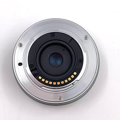 【全額返金保証】【最速発送】OLYMPUS M.ZUIKO DIGITAL ED 14-42mm F3.5-5.6 EZ [シルバー] 動作確認済