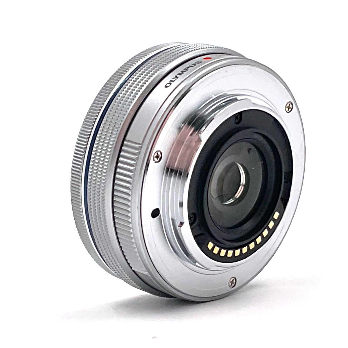 【全額返金保証】【最速発送】OLYMPUS M.ZUIKO DIGITAL ED 14-42mm F3.5-5.6 EZ [シルバー] 動作確認済