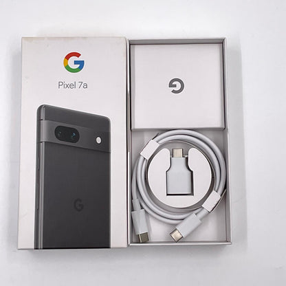 【全額返金保証】【最速発送】Google Pixel 7a 128GB Charcoal docomo SIMフリー G82U8 白ロム 動作確認済