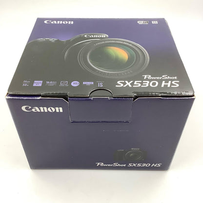 【全額返金保証】【最速発送】Canon コンパクトデジタルカメラ PowerShot SX530 HS [ブラック] 新品未開封 即納OK
