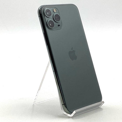 【全額返金保証】【最速発送】Apple iPhone iPhone Pro 11 Pro 256GB ミッドナイトグリーン au 白ロム 動作確認済 86%