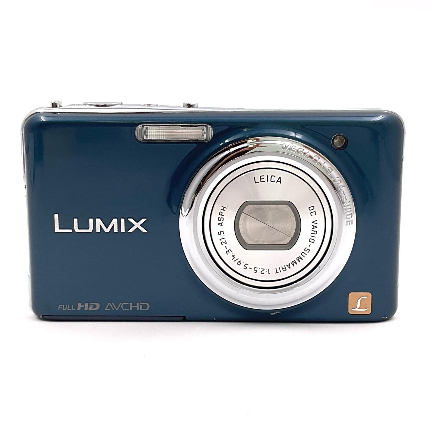 【全額返金保証】【最速発送】Panasonic コンパクトデジタルカメラ LUMIX DMC-FX77-A [スエードブルー] 動作確認済