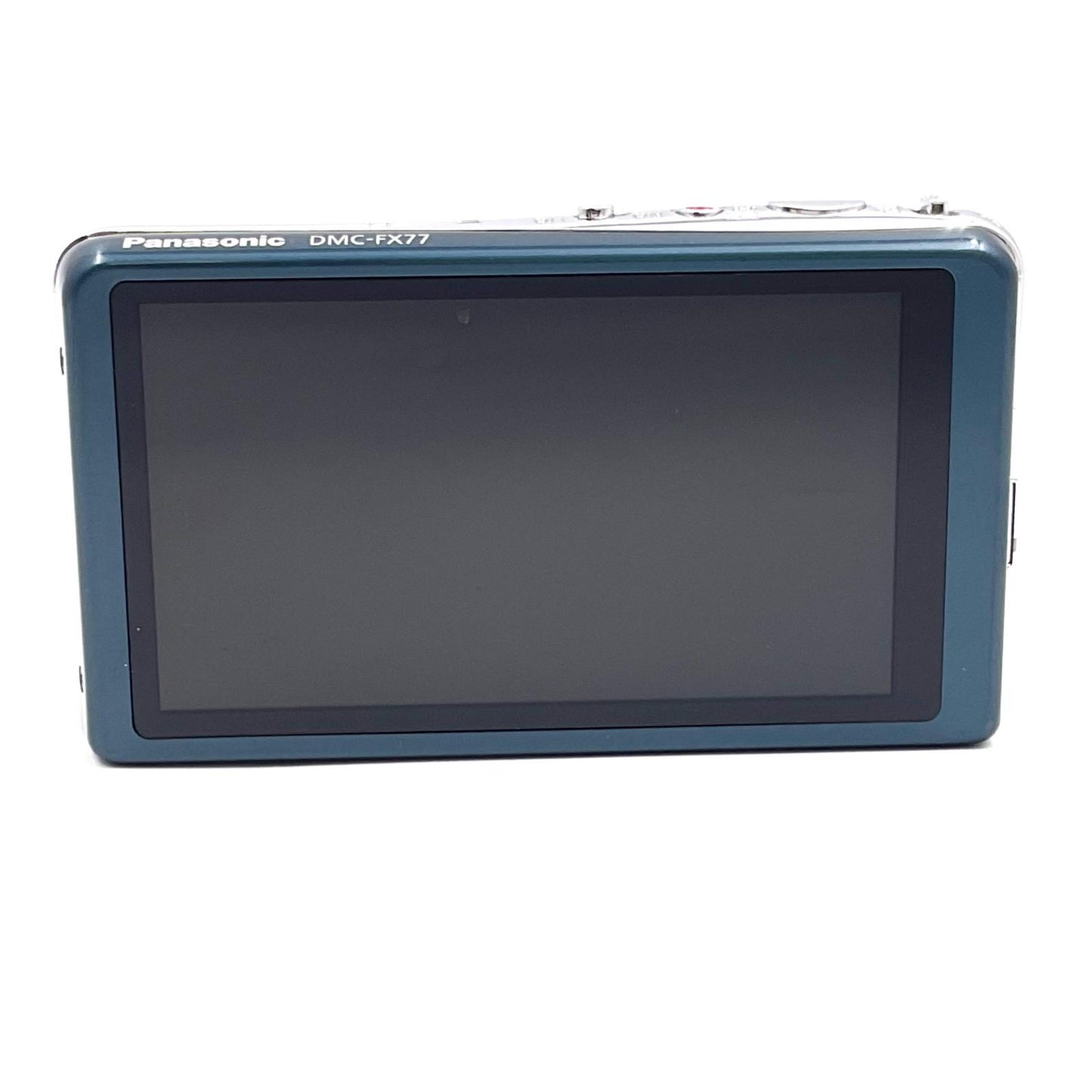 【全額返金保証】【最速発送】Panasonic コンパクトデジタルカメラ LUMIX DMC-FX77-A [スエードブルー] 動作確認済