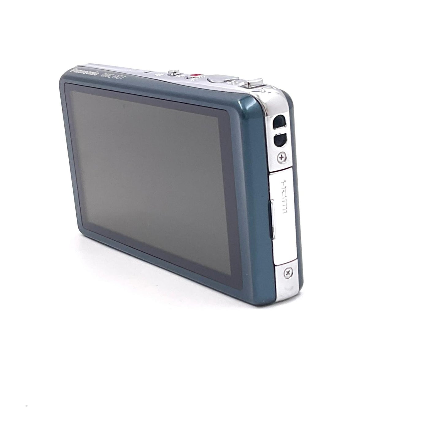 【全額返金保証】【最速発送】Panasonic コンパクトデジタルカメラ LUMIX DMC-FX77-A [スエードブルー] 動作確認済